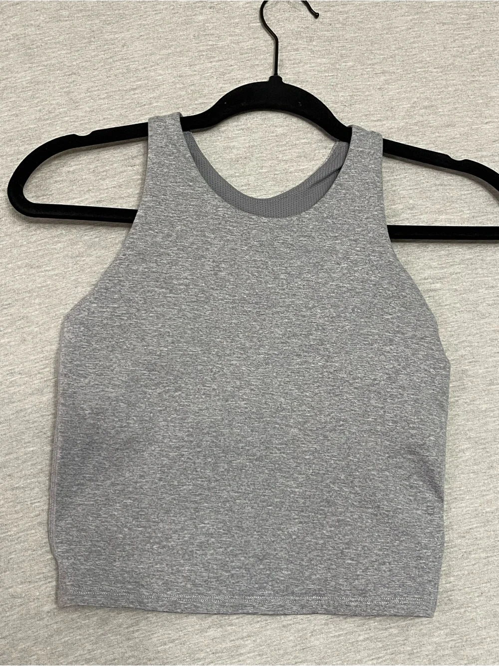 Athleta Girl Heather Gray Sleeveless Tank Top
